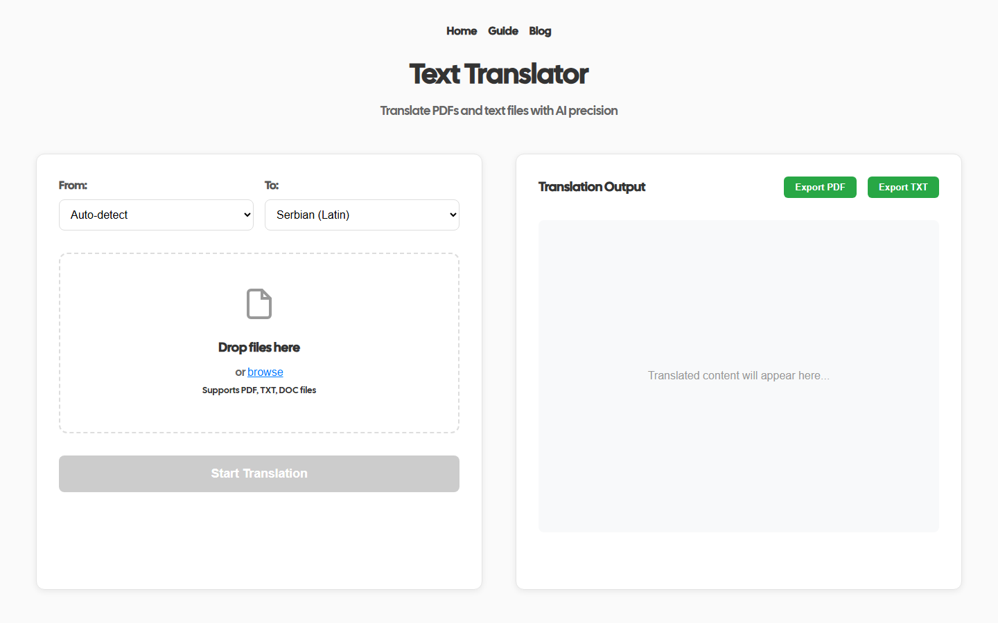 Text Translator